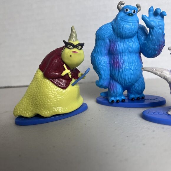 Disney Pixar Monsters Inc Action Figures Cake Toppers Lot Mattel Minis Miniature - Picture 8 of 12